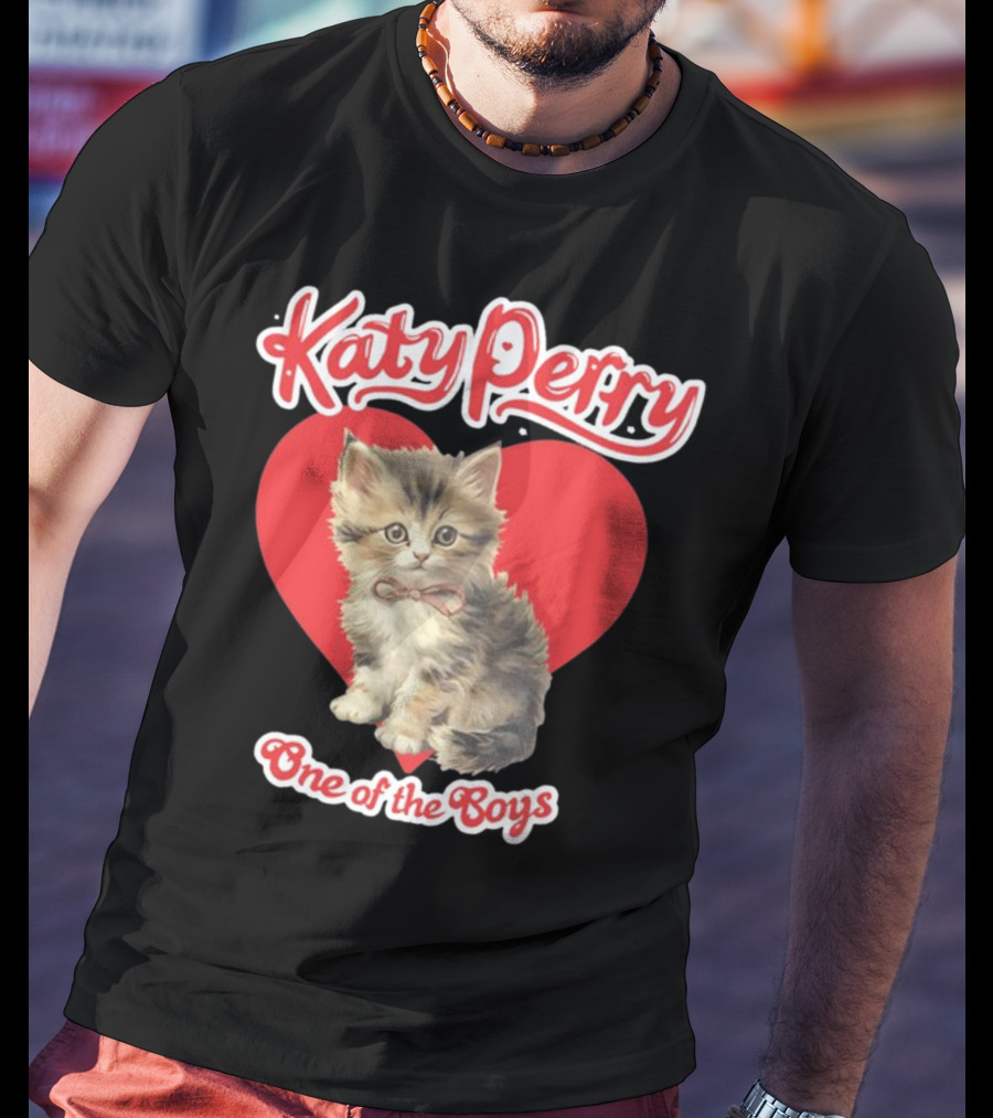Katy Perry Cat One Of The Boys New T-Shirt