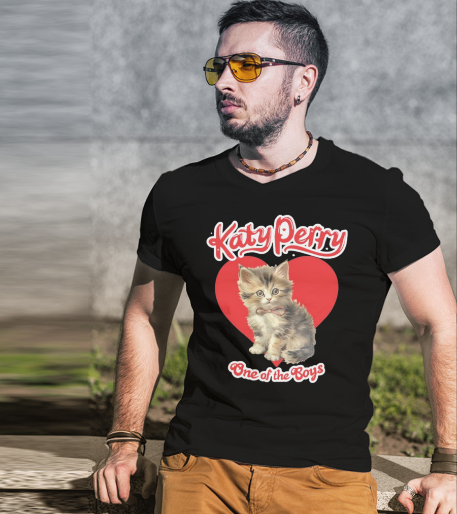 Katy Perry Cat One Of The Boys New T-Shirt
