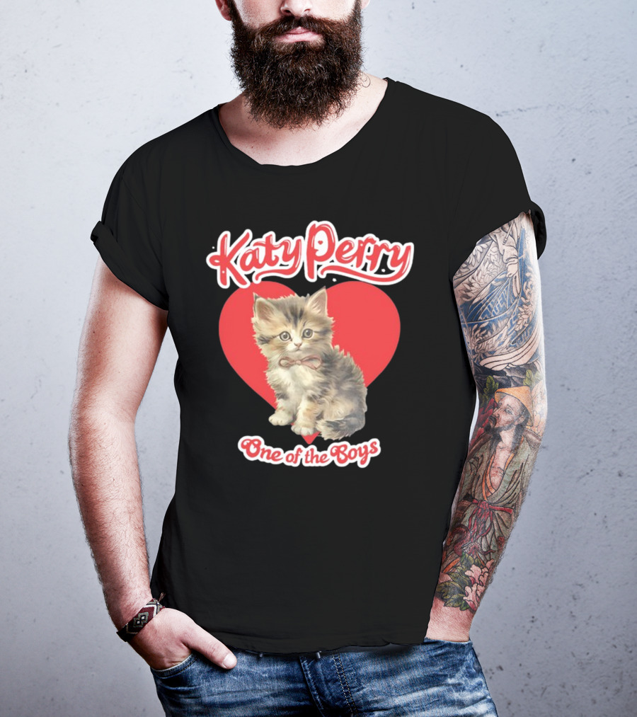Katy Perry Cat One Of The Boys New T-Shirt