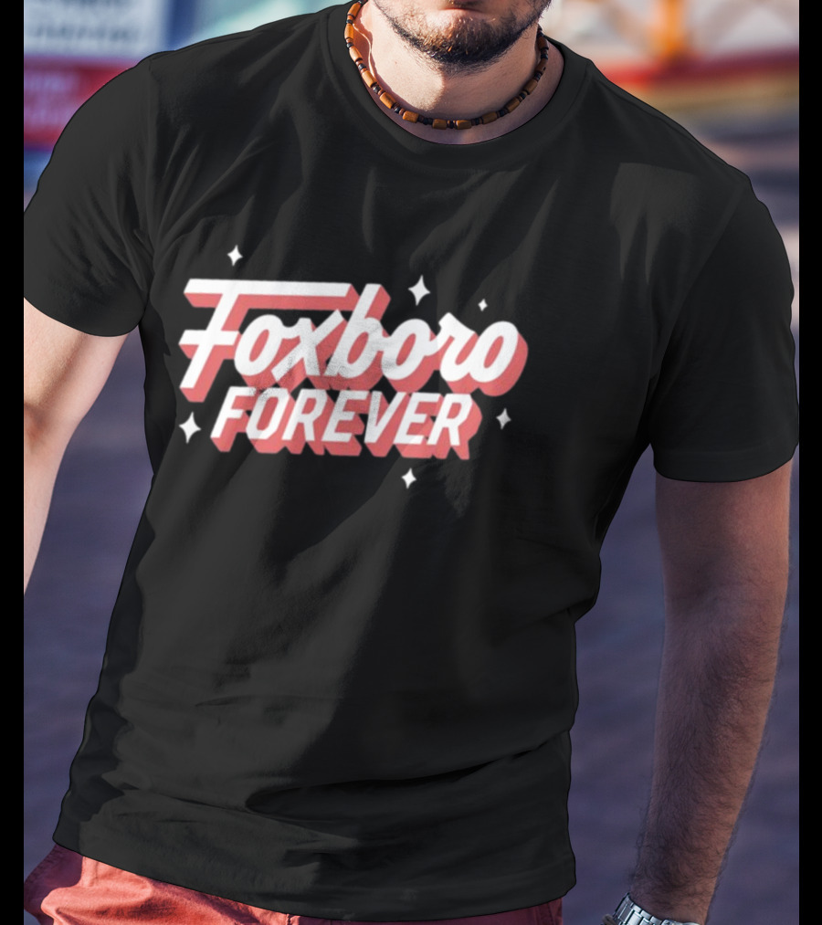 Foxboro Forever Vintage Style Retro Typography T-Shirt