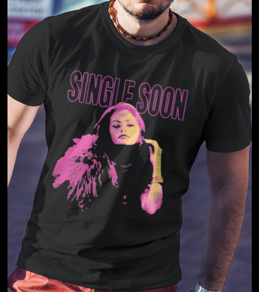 SINGLE SOON Fashion Icon Pink And Yellow T-Shirt