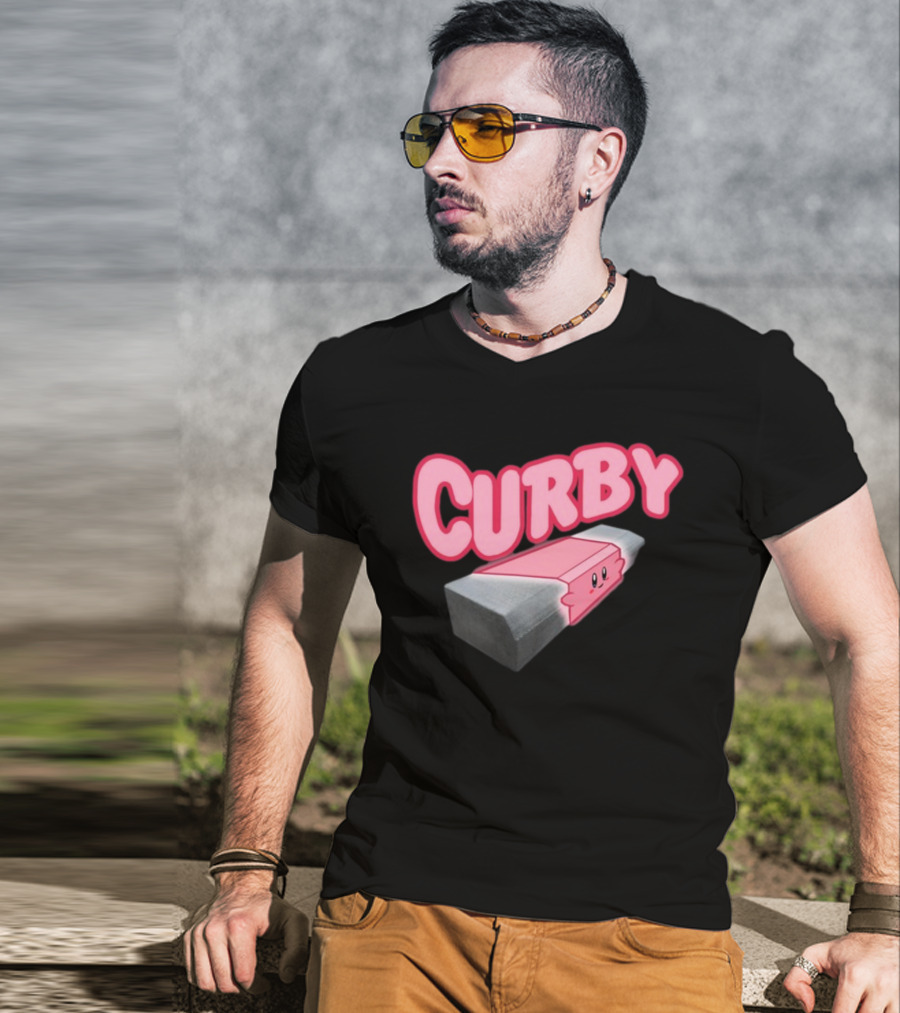 Curby Kirby Brick Meme T-Shirt