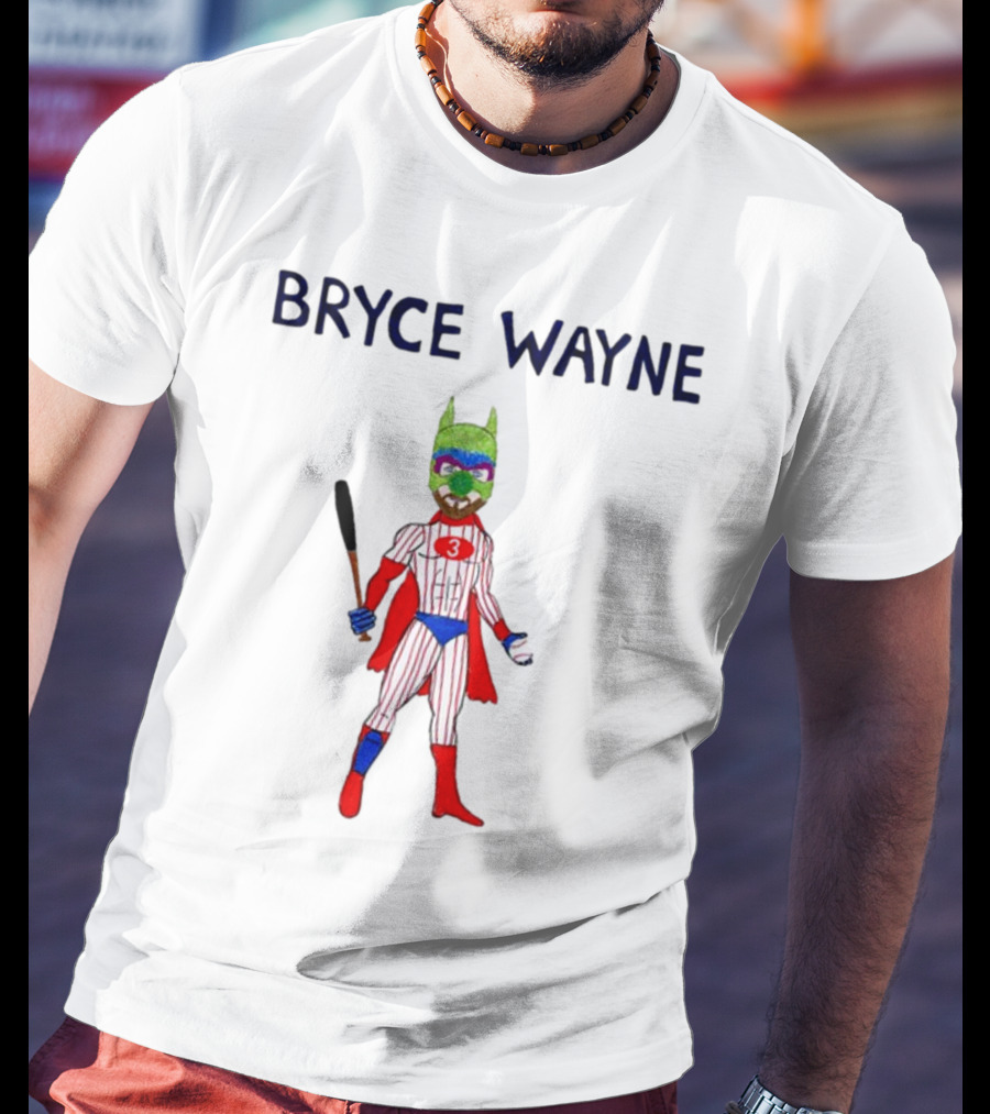 Bryce Wayne Superhero Baseball Player Costume T-Shirt