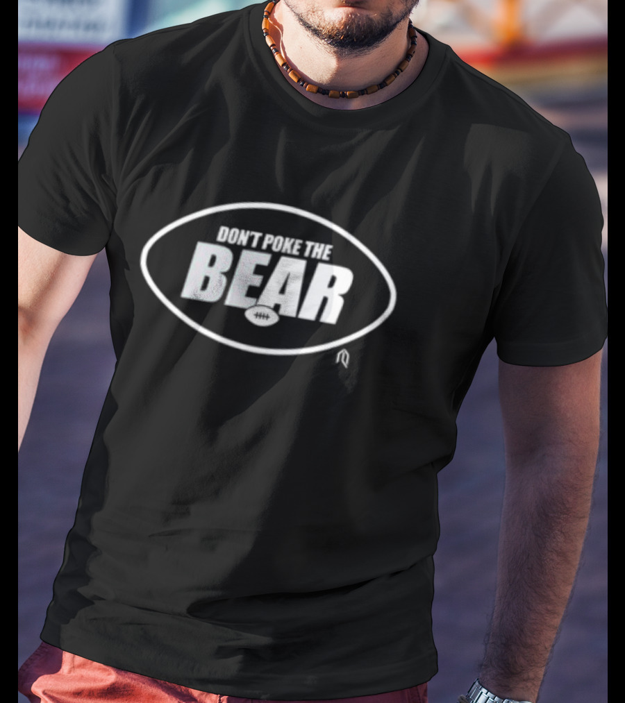 New York Jets Don't Poke The Bear Football Oval T-Shirt