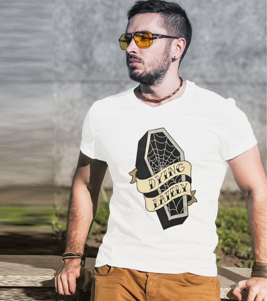 Iamjakehill Coffin Dying Lately Spiderweb T-Shirt