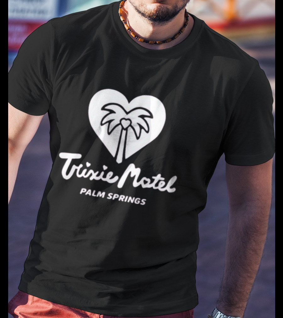 Trixie Motel Palm Springs Heart Tree T-Shirt
