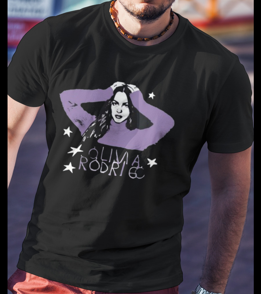 Concertleaks Olivia Rodrigo New Star Portrait Purple T-Shirt