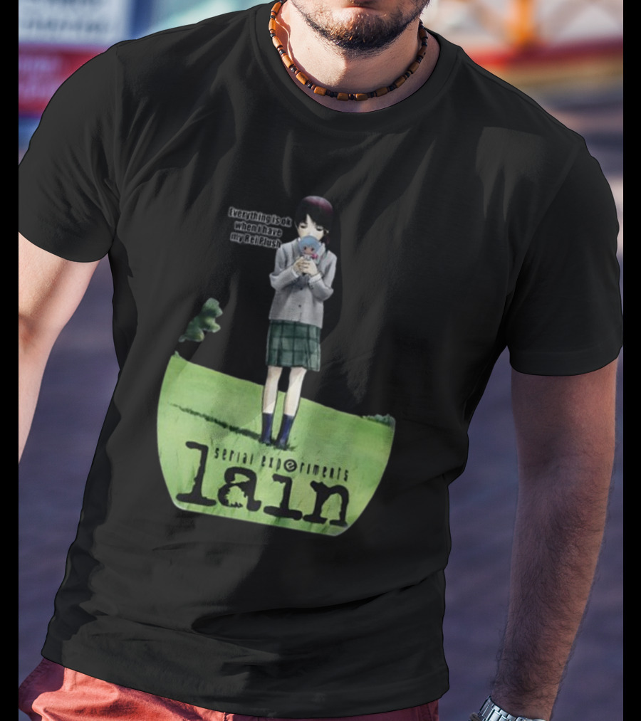 Serial Experiments Lain Everything Is Ok When I Have My Rei Plush T-Shirt
