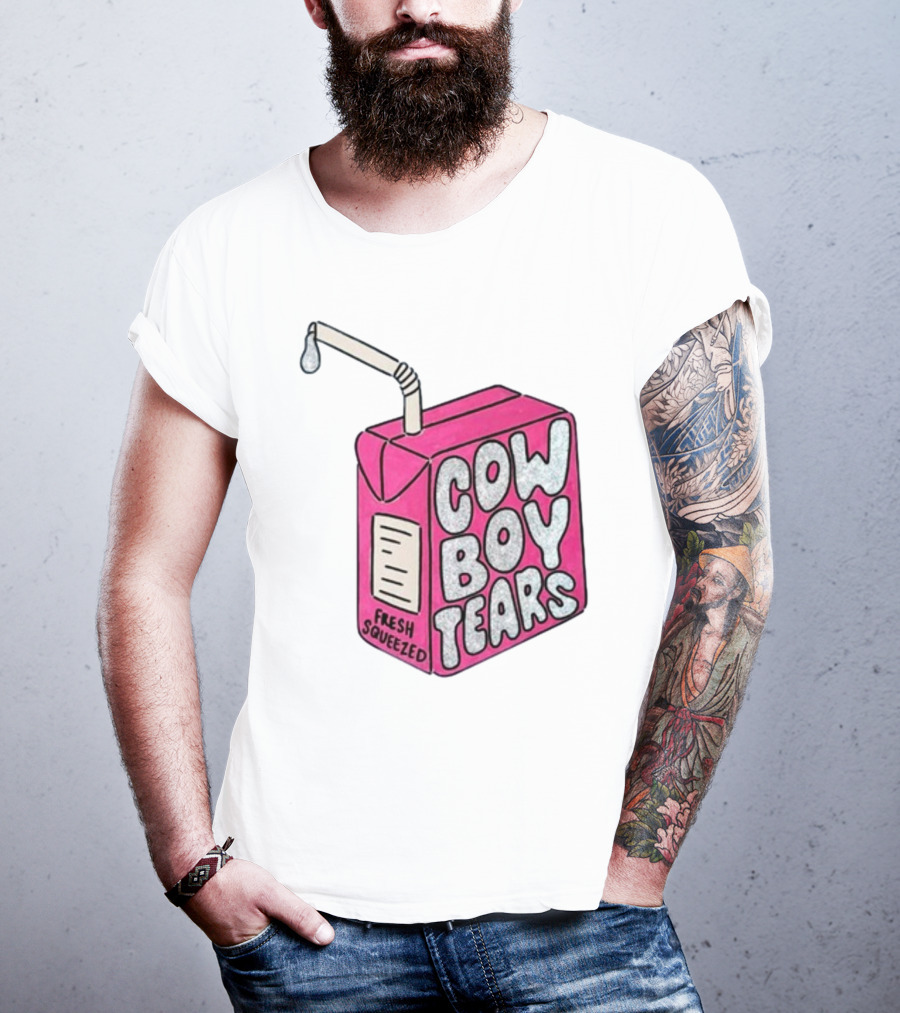 Cowboy Tears Fresh Squeezed Milk Carton T-Shirt