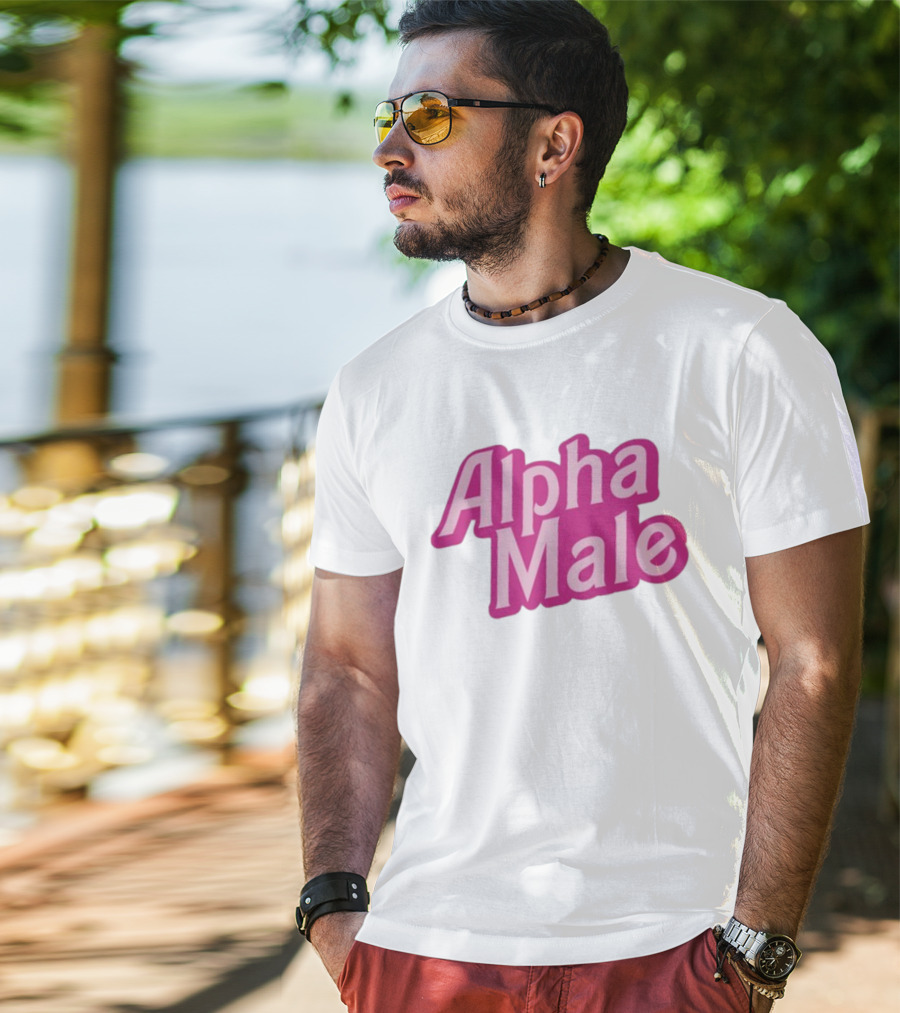 Alpha Male Barbie Pink T-Shirt