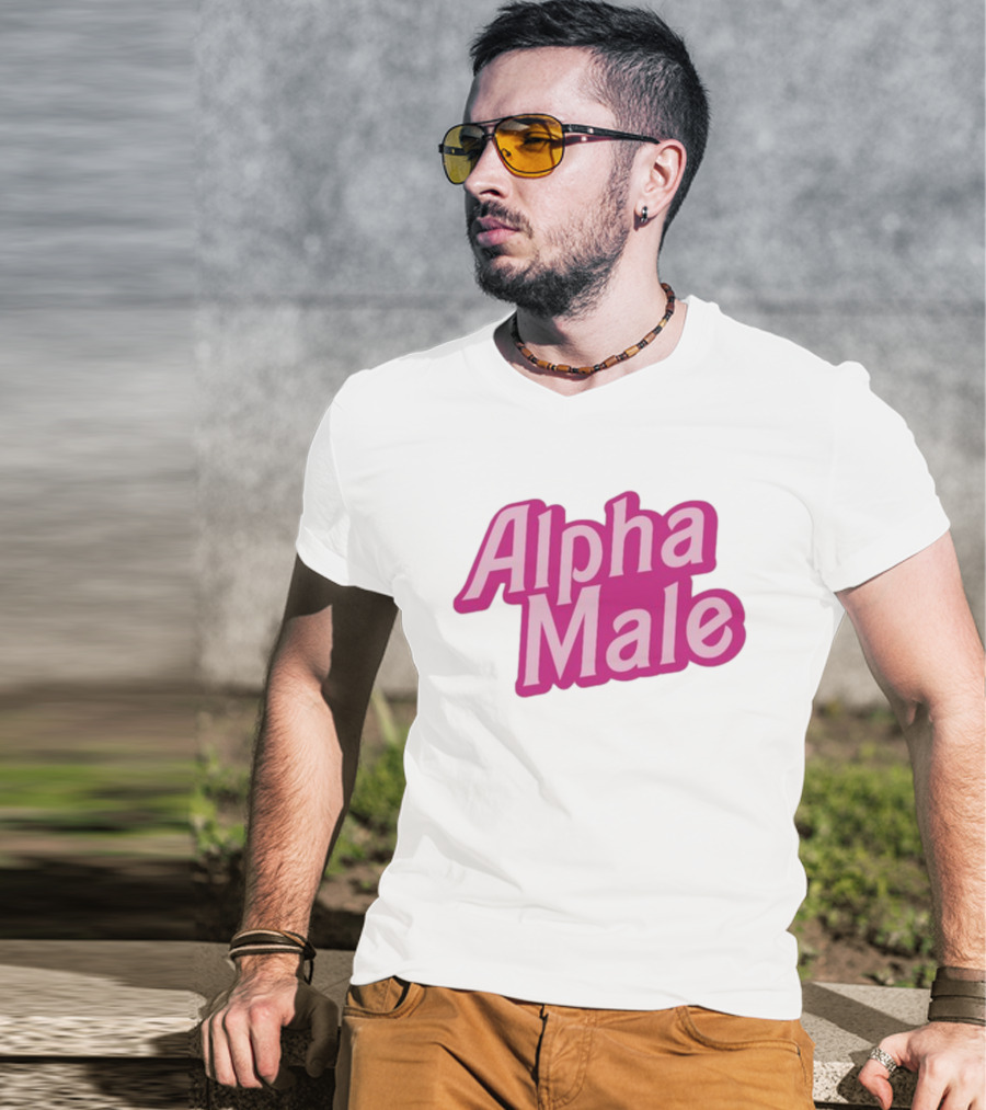 Alpha Male Barbie Pink T-Shirt