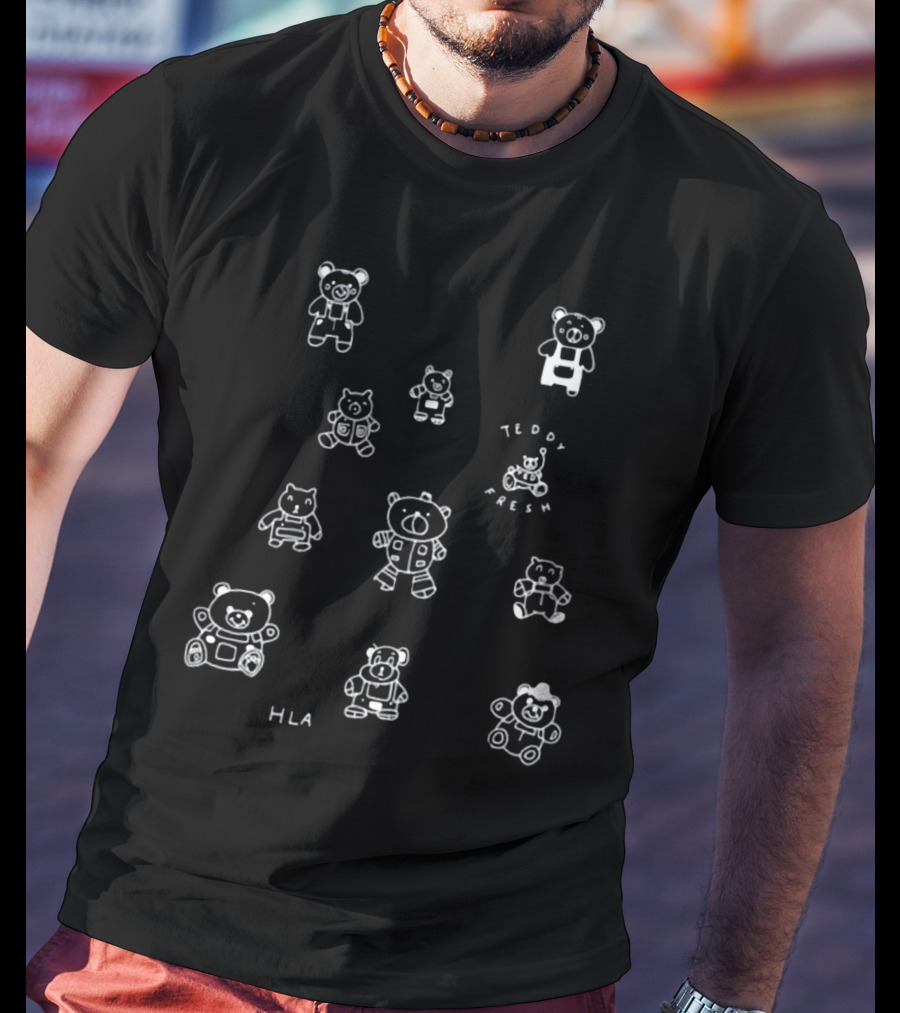 Teddyfresh Teddy Hila HLA Teddy Fresh All Over Bears T-Shirt