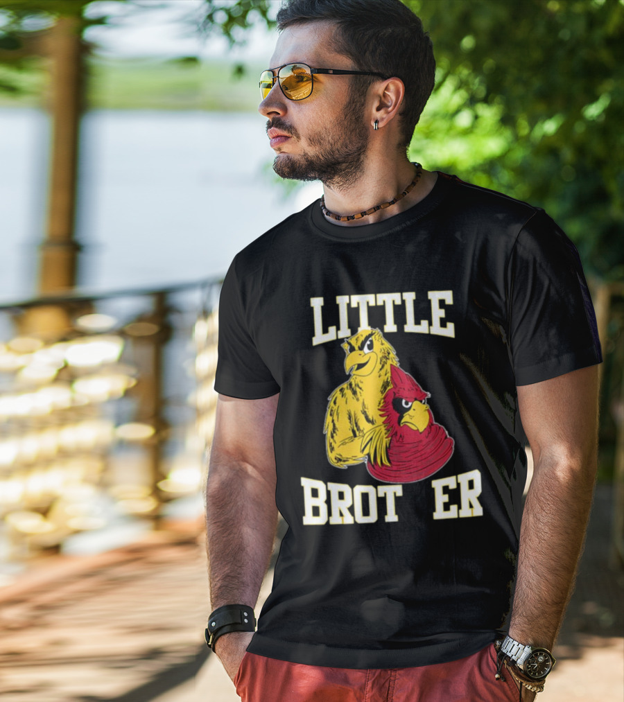 LITTLE BROTHER Iowa Hawkeyes Iowa State Cyclones Rivalry T-Shirt