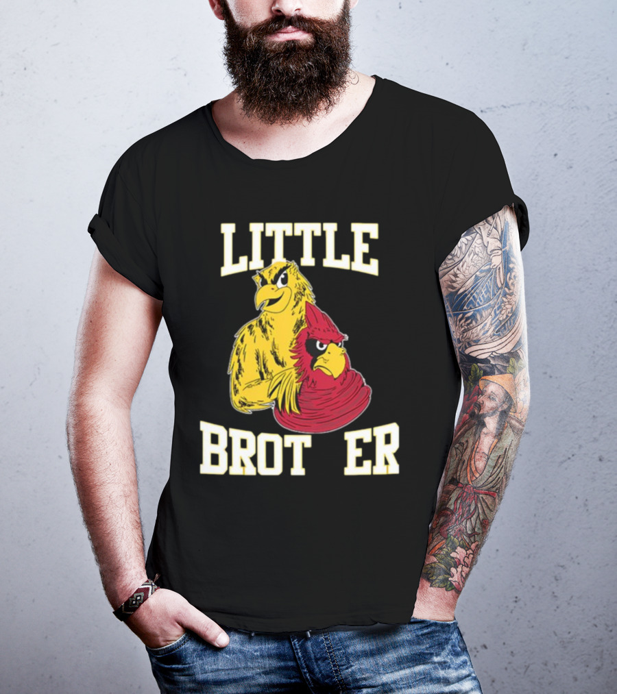 LITTLE BROTHER Iowa Hawkeyes Iowa State Cyclones Rivalry T-Shirt