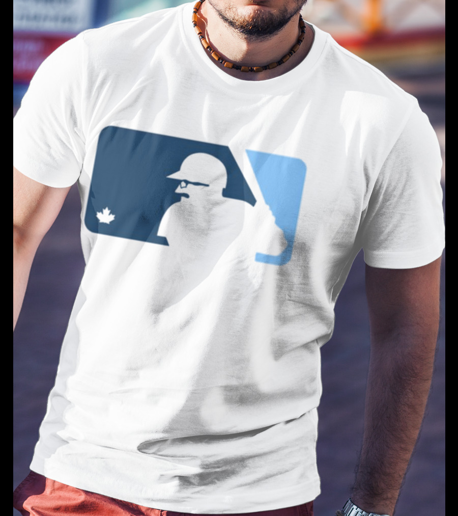 Davis Schneider's Babe Schneider Baseball Silhouette With Canadian T-Shirt