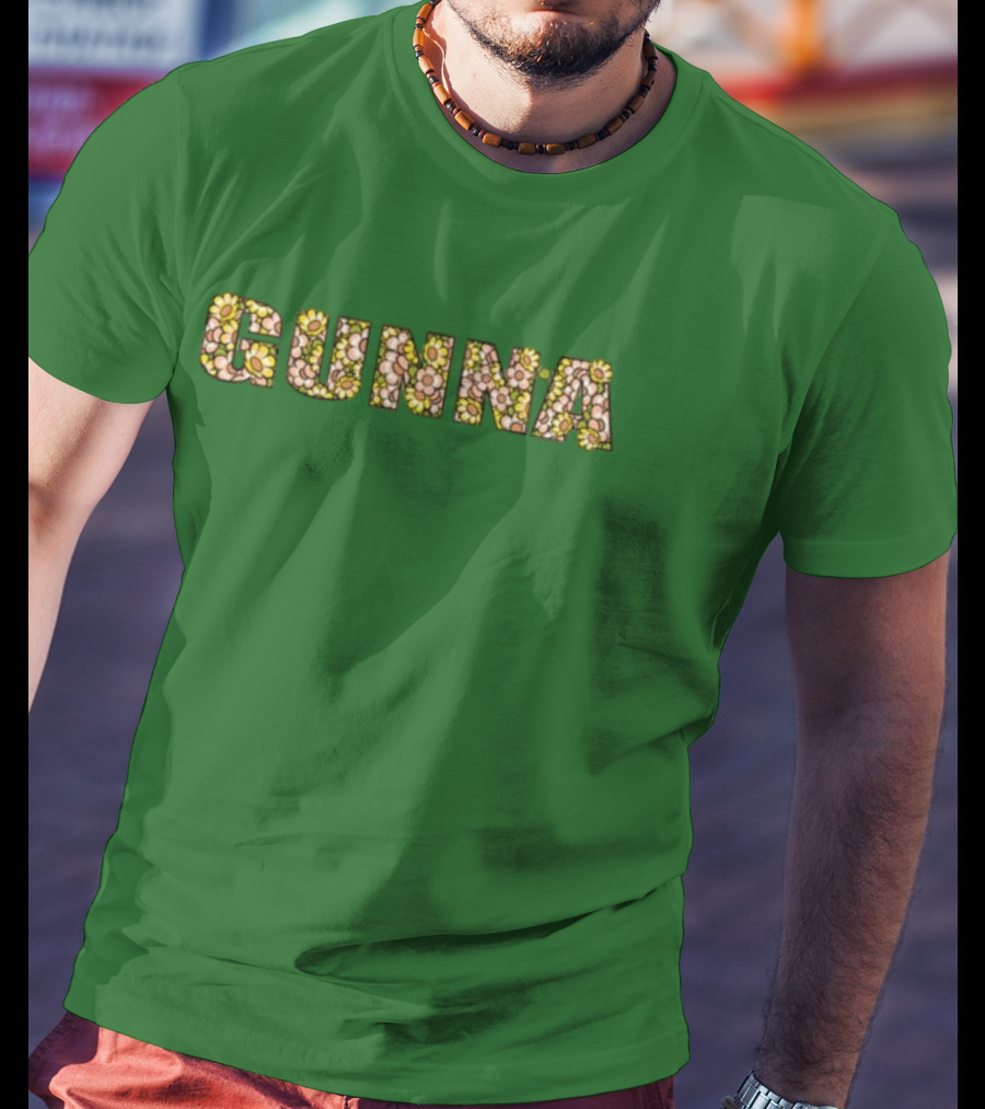 Gunna Wunna Floral Pattern Wun Night Only T-Shirt