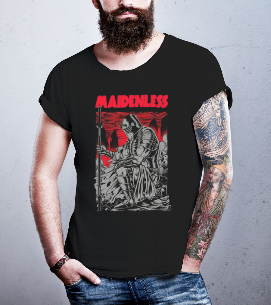 Maidenless Raskol Knight Dark Fantasy Art Comic T-Shirt