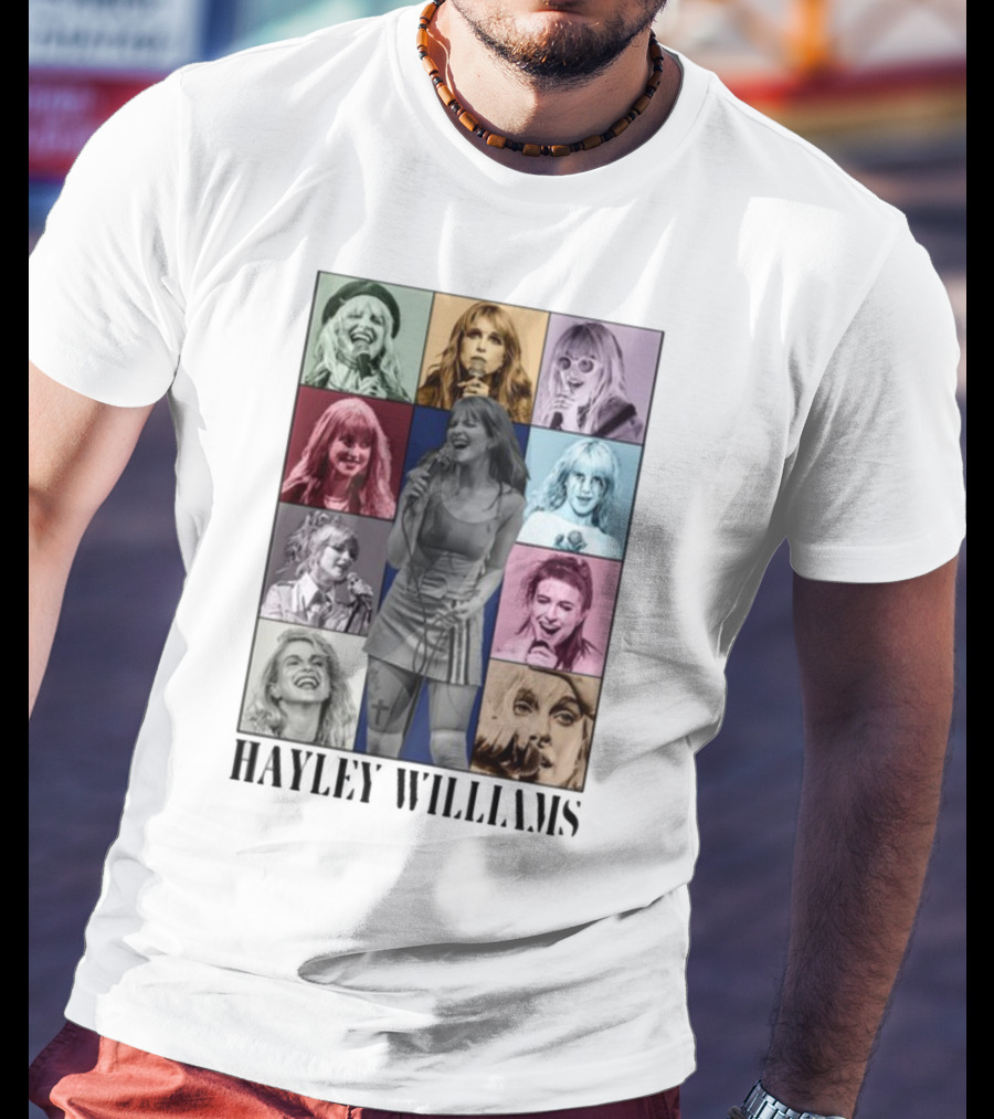 Vuccie Hayley Williams Paramore Collage Pop Art Photos T-Shirt