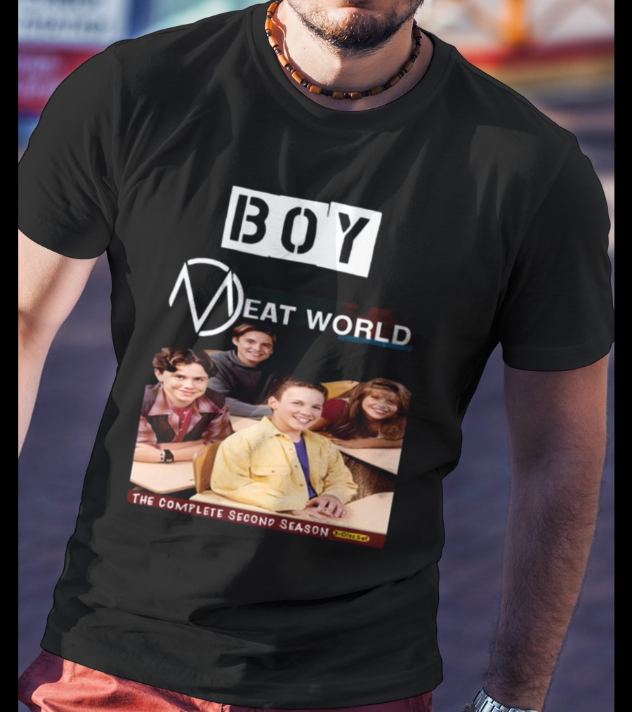 Boy Meat World The Complete Second Season DVD Cast Classroom T-Shirt