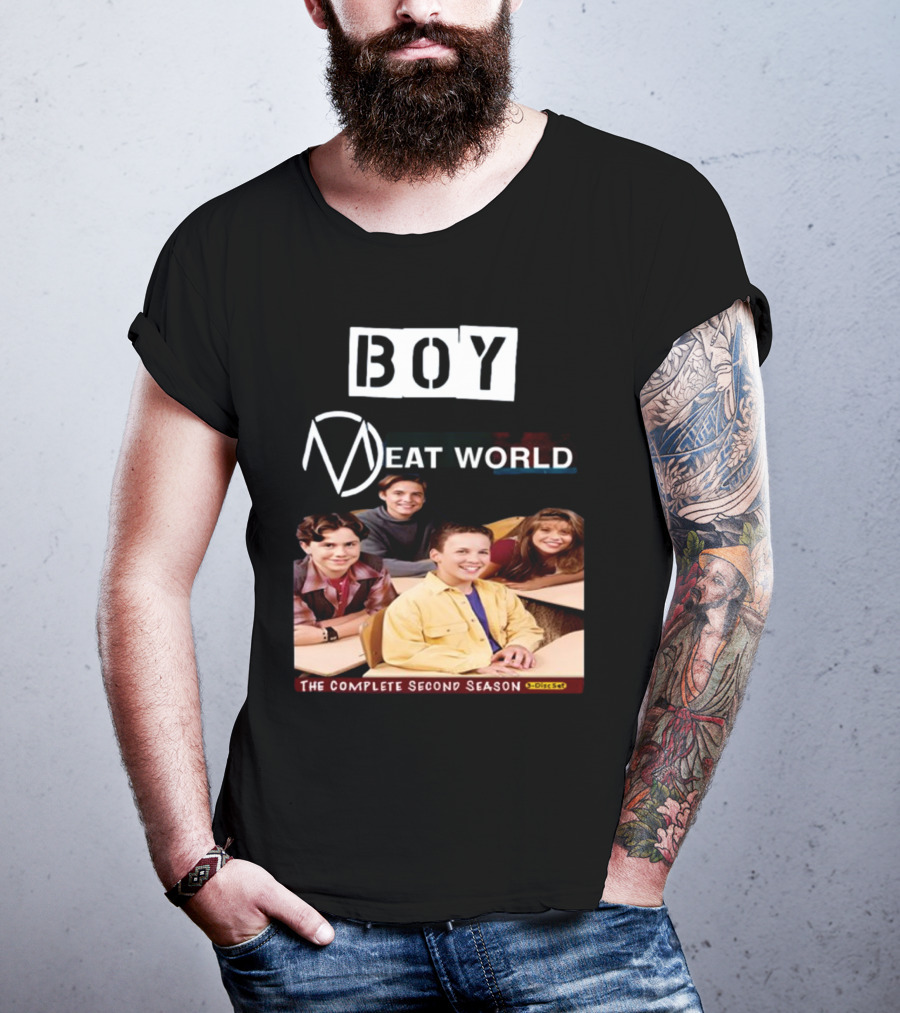 Boy Meat World The Complete Second Season DVD Cast Classroom T-Shirt