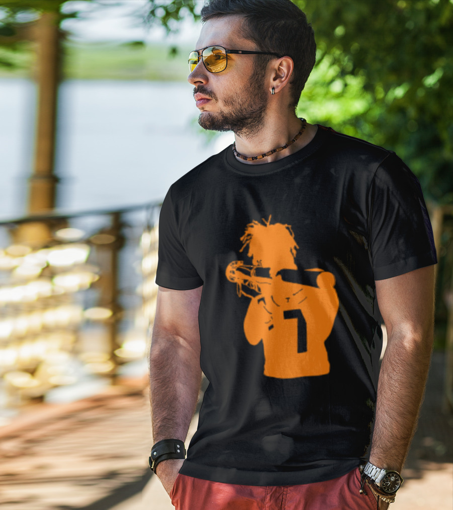 Vol Locked And Loaded Number 7 Football Rocket T-Shirt