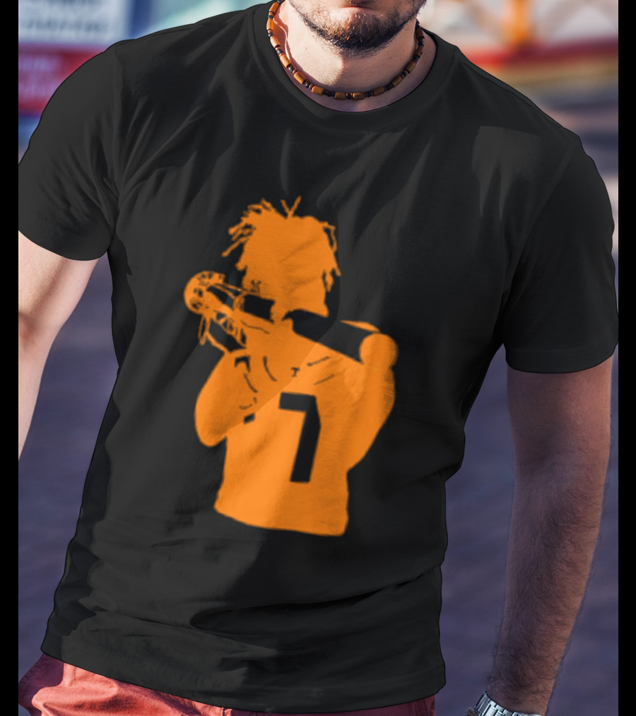 Vol Locked And Loaded Number 7 Football Rocket T-Shirt