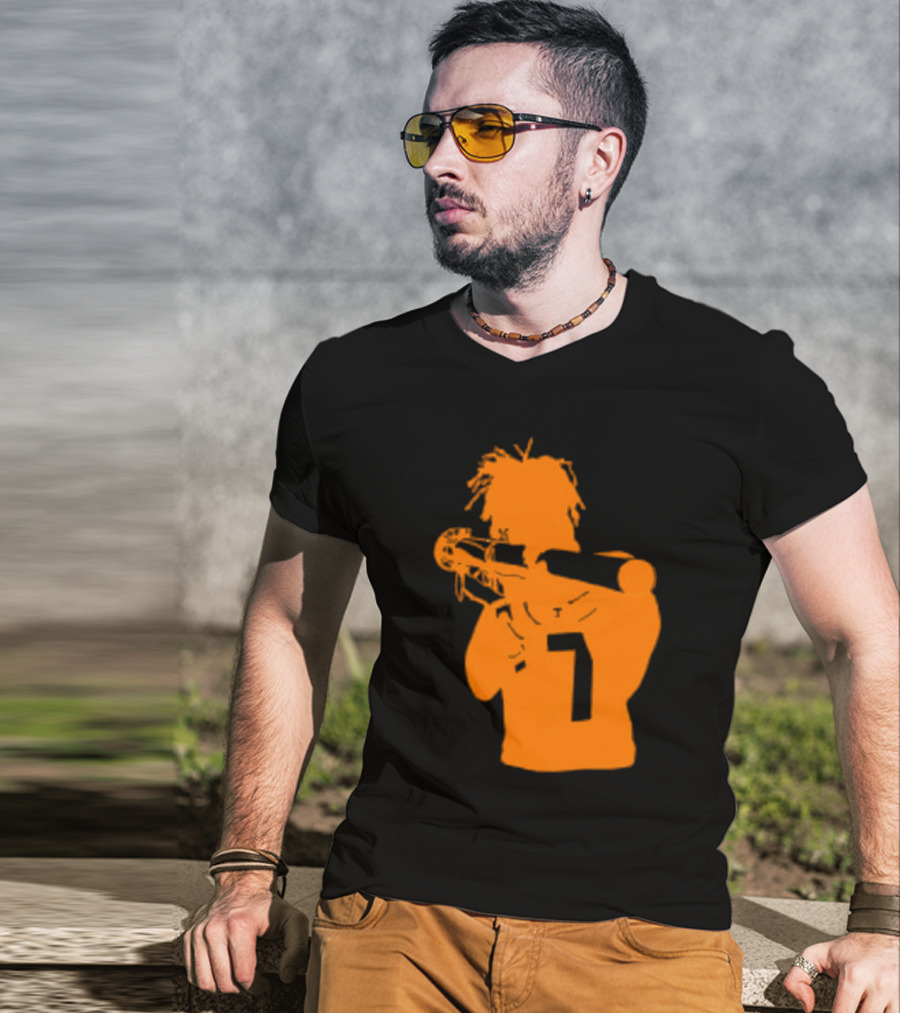 Vol Locked And Loaded Number 7 Football Rocket T-Shirt