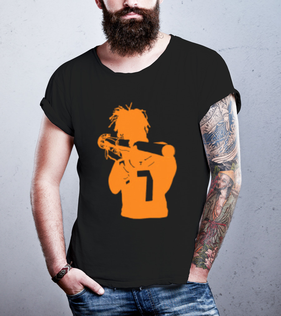 Vol Locked And Loaded Number 7 Football Rocket T-Shirt