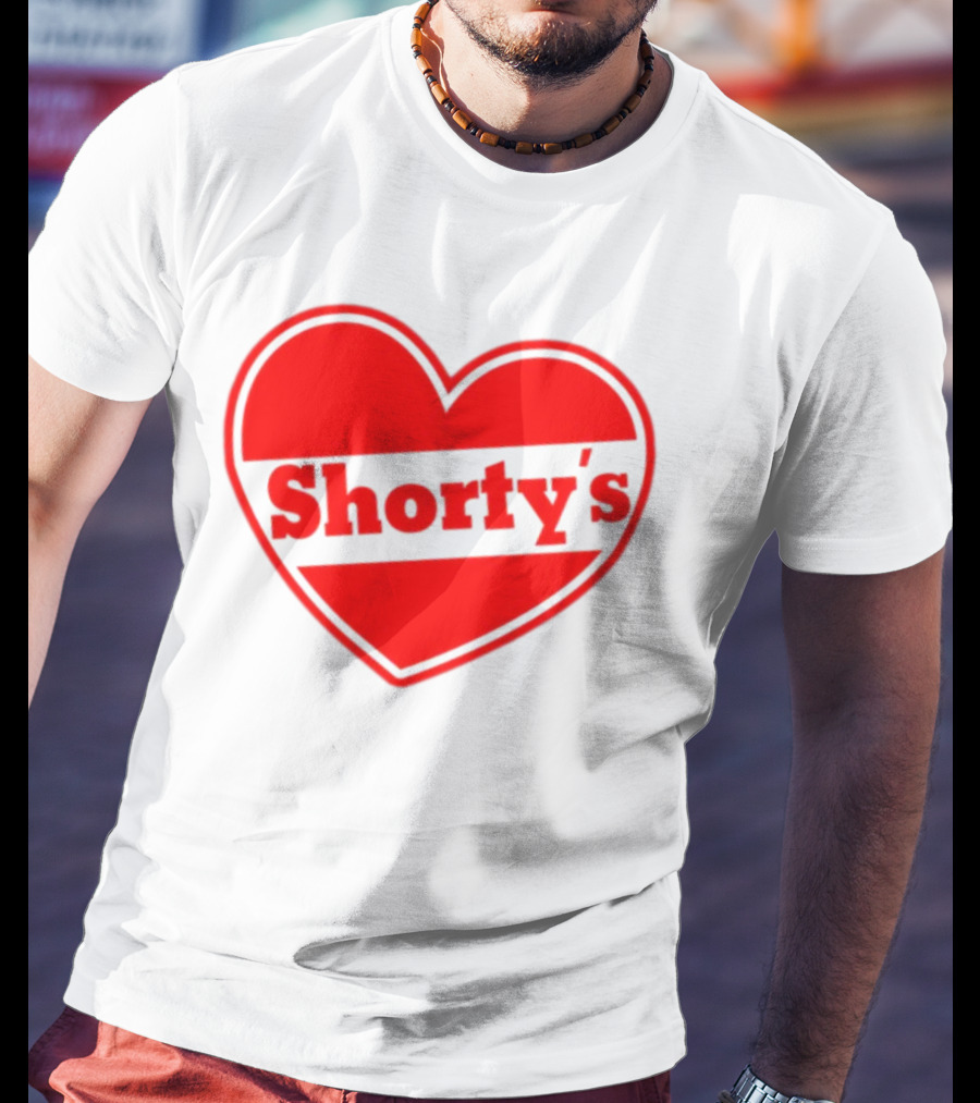 Shorty's Heart Logo Red Heart T-Shirt