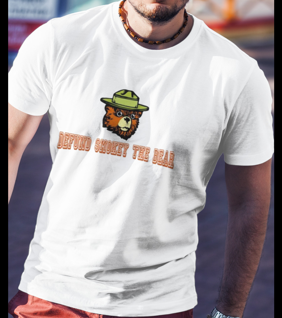 Niceshirtthanks Defund Smokey The Bear T-Shirt
