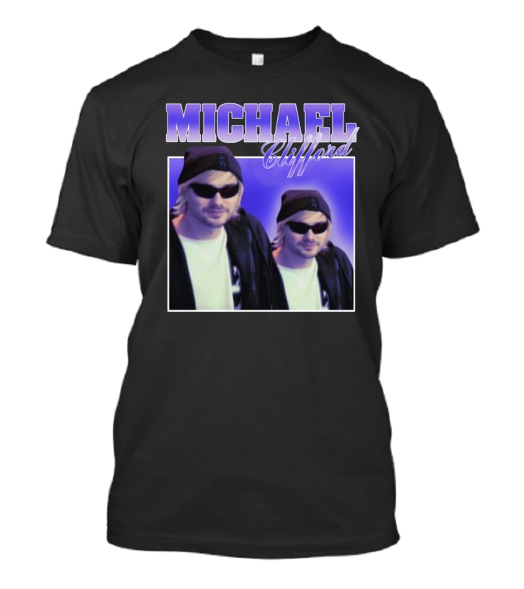 Tha5SOSFamily Vintage Michael Clifford Double Portrait T-Shirt