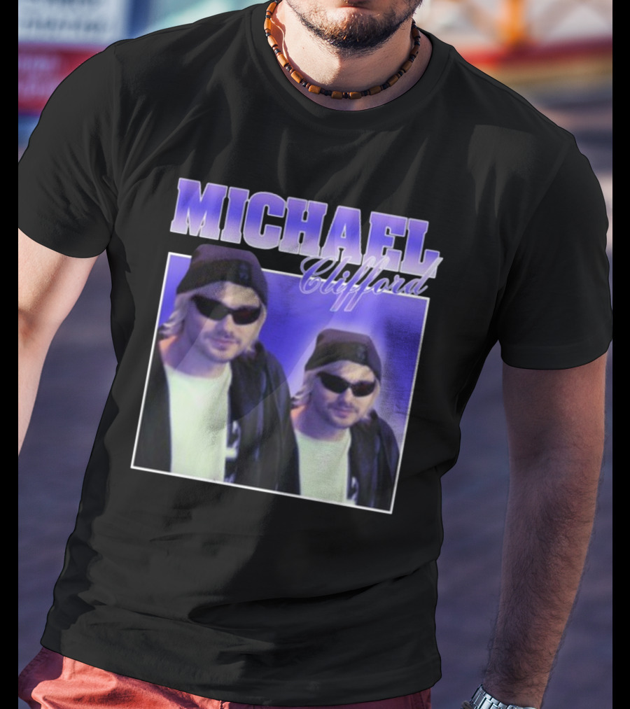 Tha5SOSFamily Vintage Michael Clifford Double Portrait T-Shirt