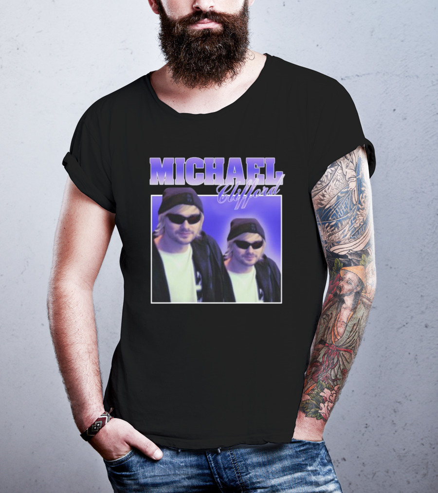 Tha5SOSFamily Vintage Michael Clifford Double Portrait T-Shirt