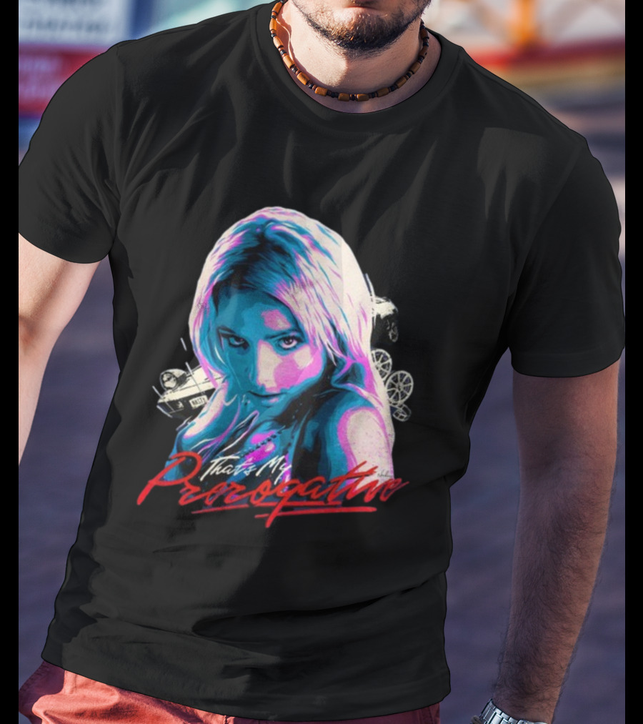 Nordacious Britney Spears That's My Prerogative Retro Car Aesthetic T-Shirt