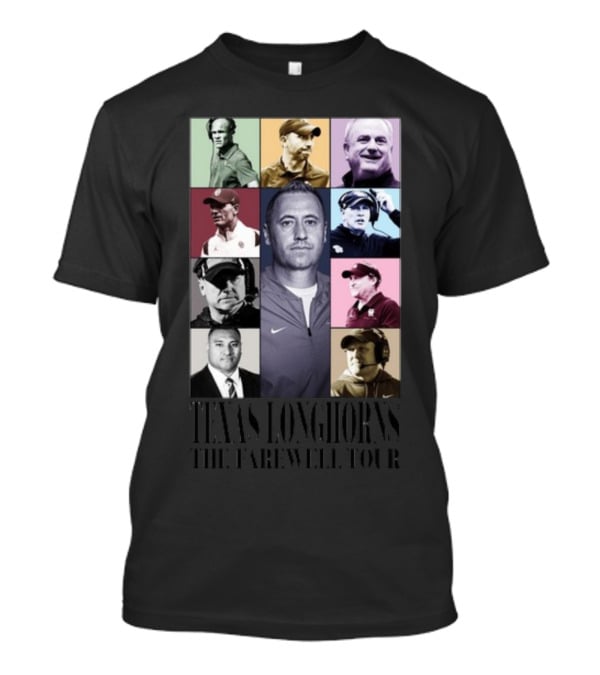 Texas Longhorns Coaches The Farewell Tour T-Shirt