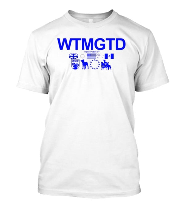 WTMGTD Olympic Flags Horse Silhouettes Europe Union Icons T-Shirt