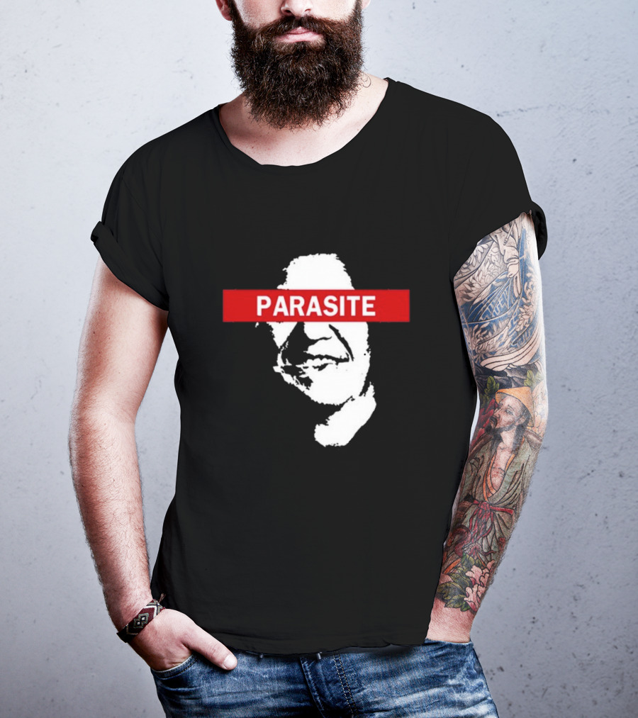 Nabunturanguy Davaomigrant Parasite Face Red Bar Iconic T-Shirt