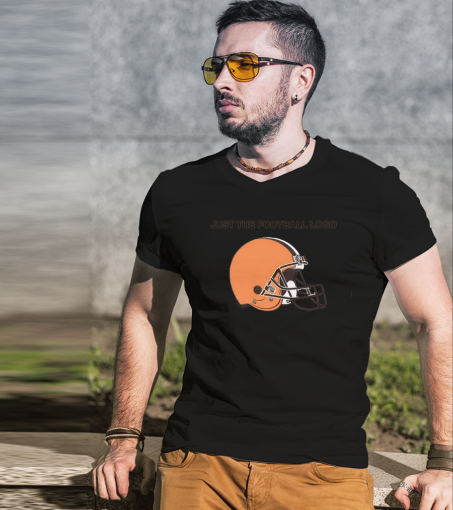 Cleveland Just The Football Helmet T-Shirt