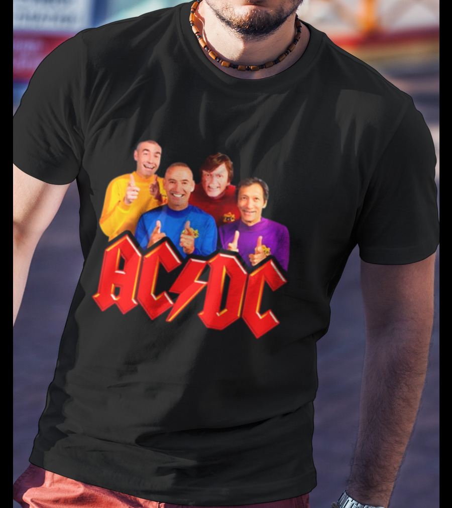 AC/DC Meets The Wiggles For Those About To Wiggle T-Shirt