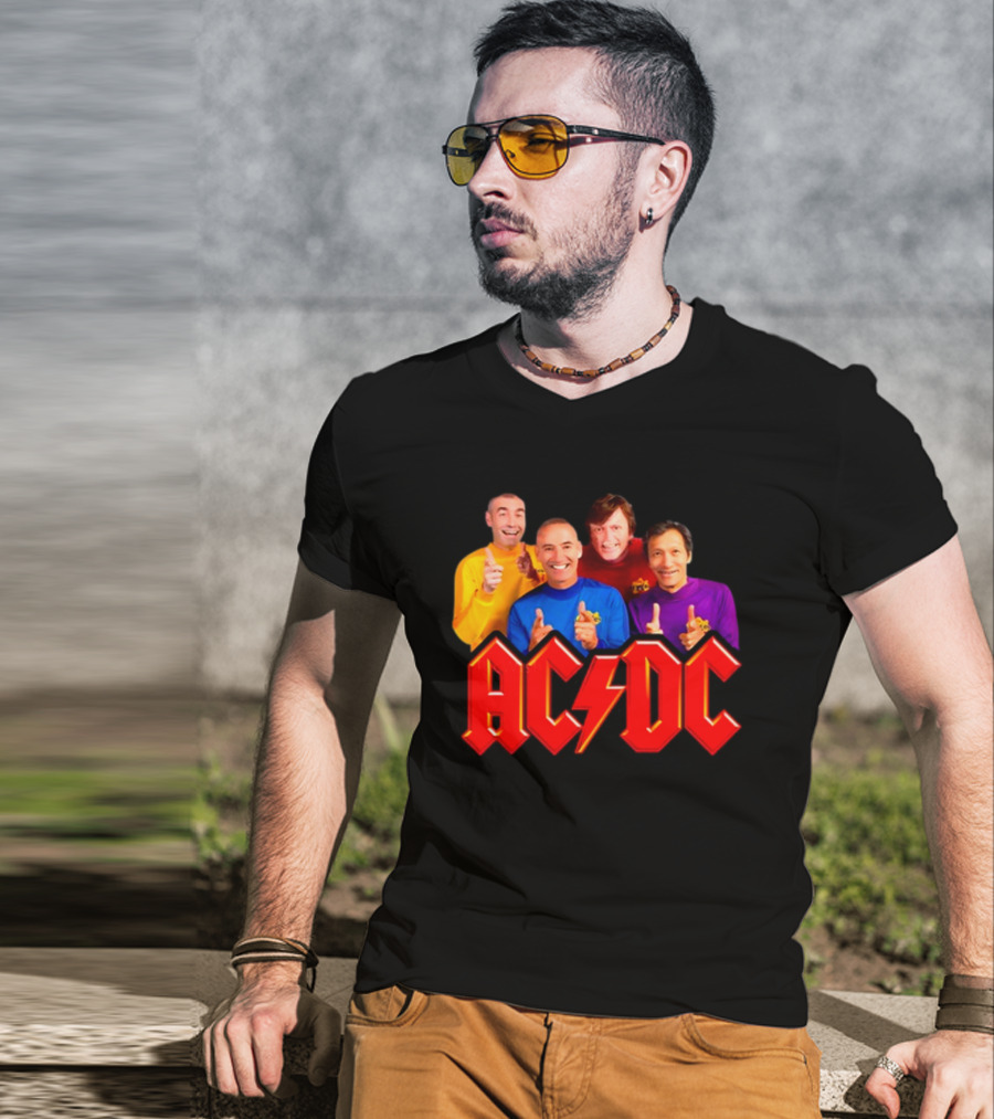 AC/DC Meets The Wiggles For Those About To Wiggle T-Shirt