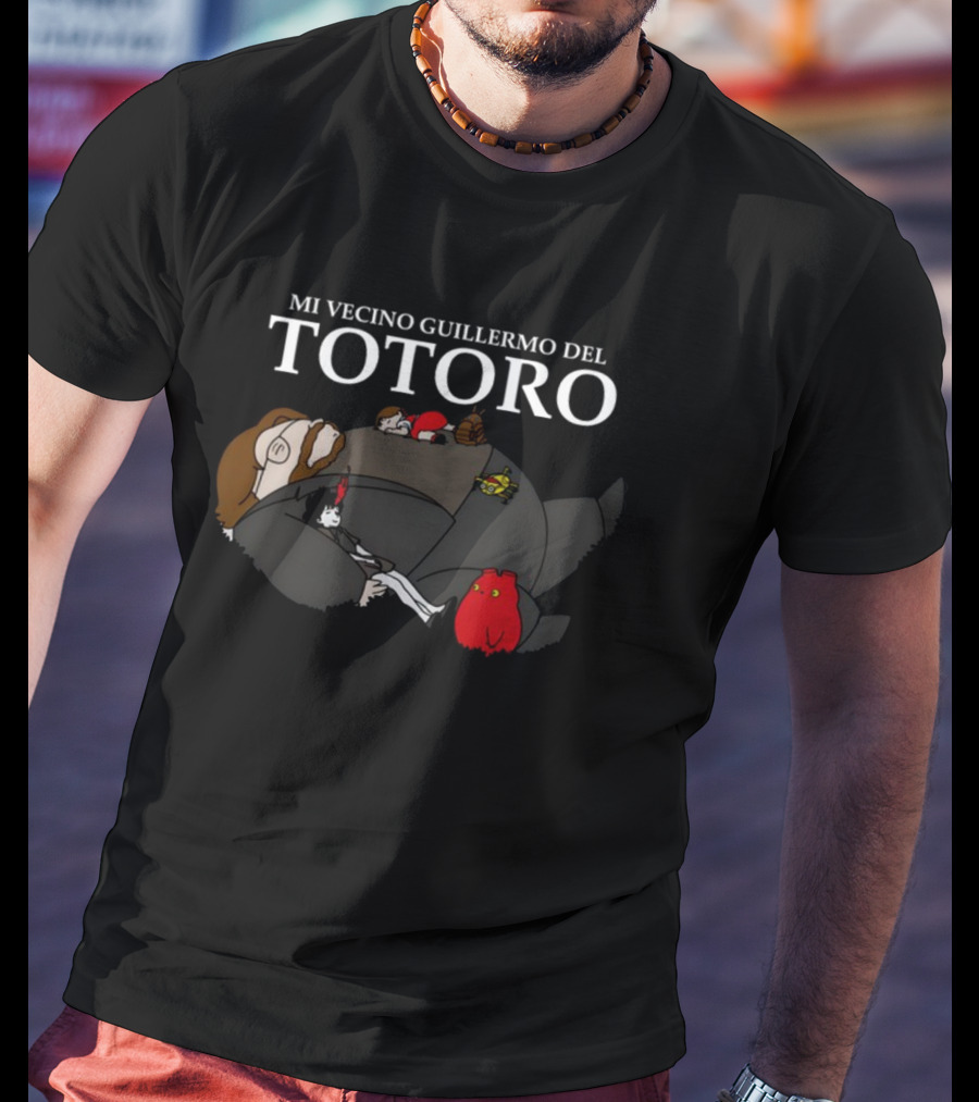 Mi Vecino Guillermo Del Totoro Guillermo Del Toro Totoro Crossover T-Shirt