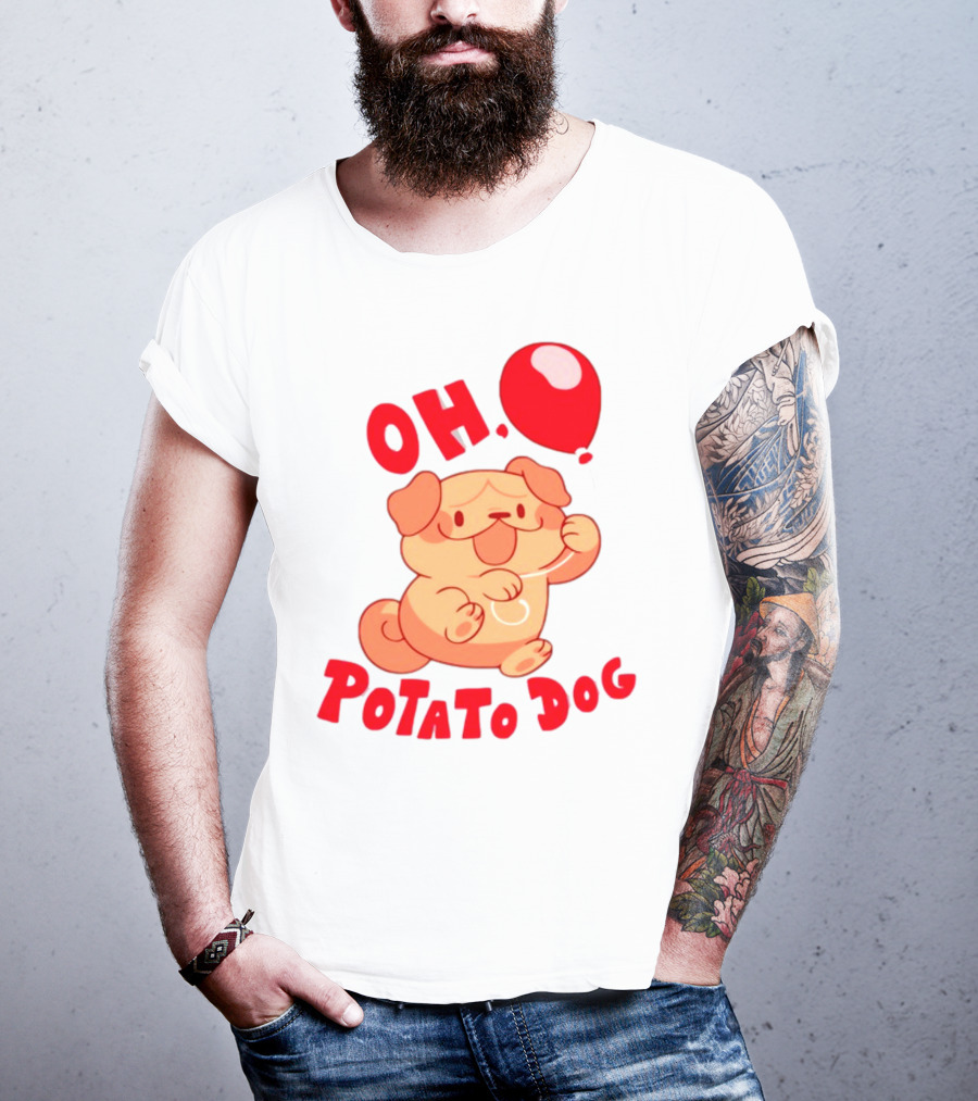 Bandwear Parry Gripp Oh Potato Dog With Balloon T-Shirt