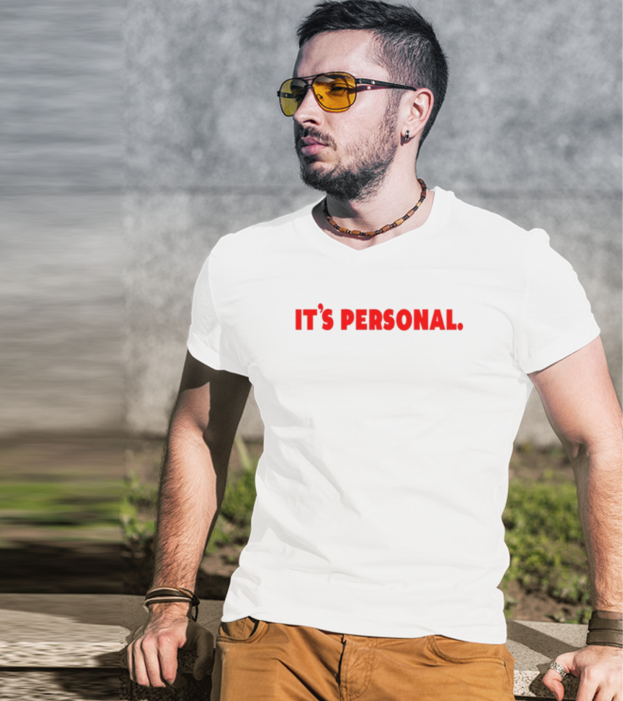 Deion Sanders It's Personal Bold Red T-Shirt