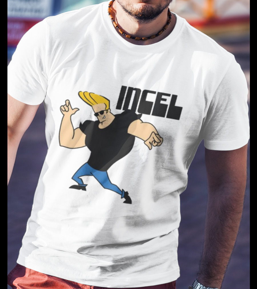 Incel Character With Blond Hair And Sunglasses T-Shirt