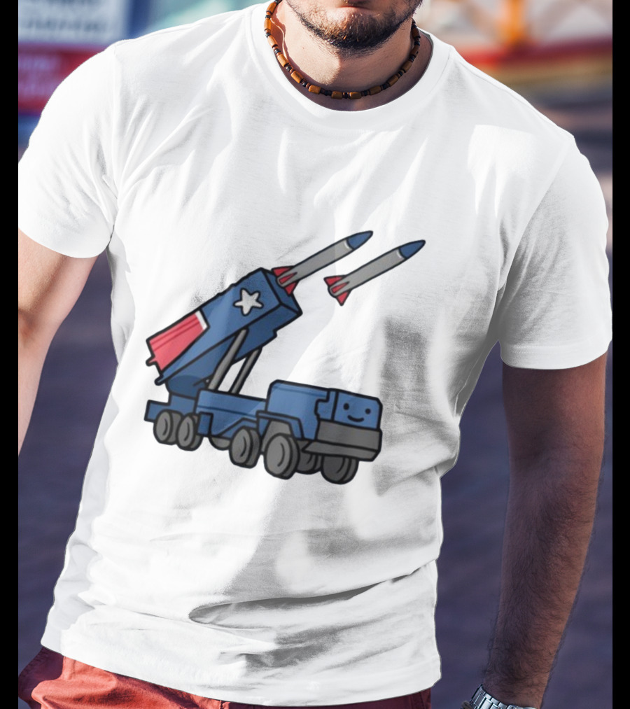 New England Patriots Missile Launcher Truck T-Shirt