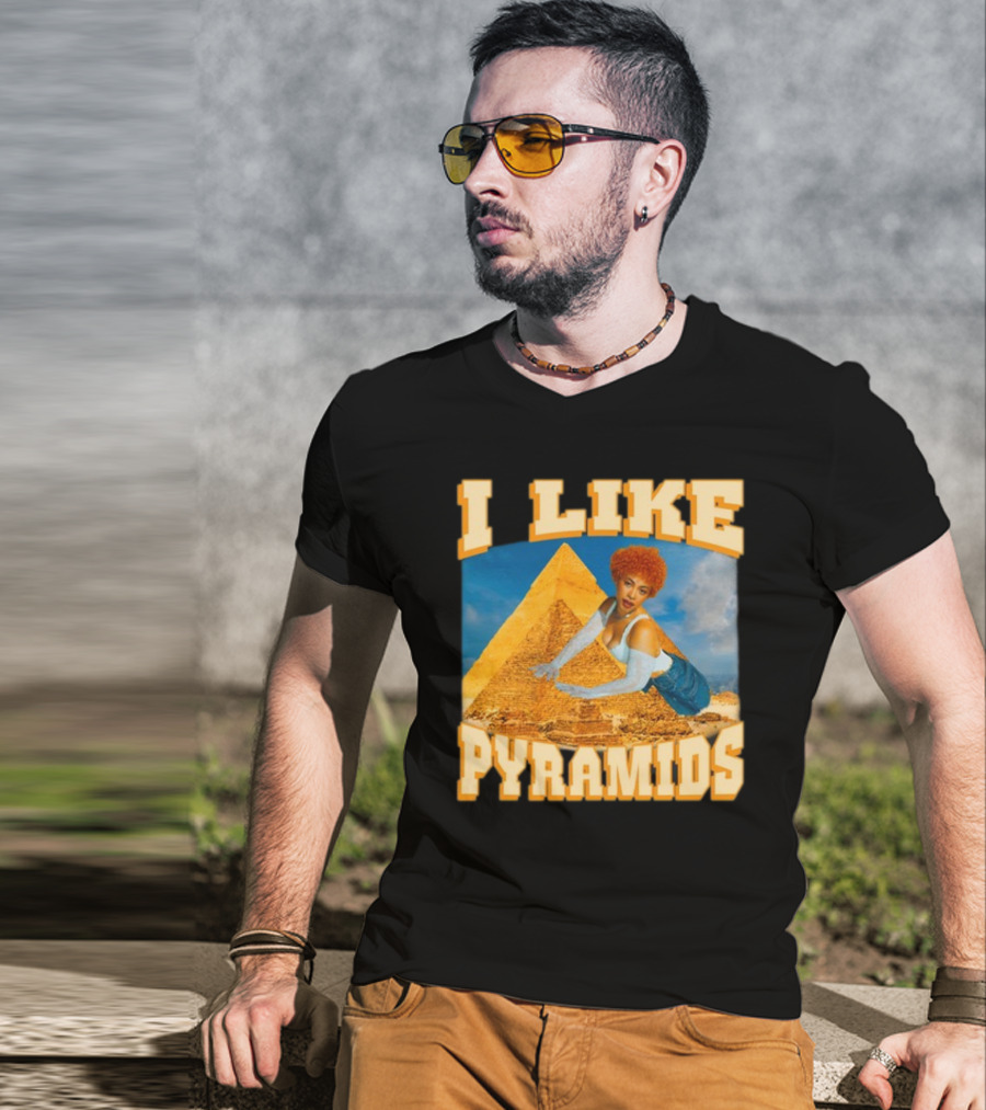 Ice Spice I Like Pyramids 90s Style Cleopatra Nostalgia T-Shirt