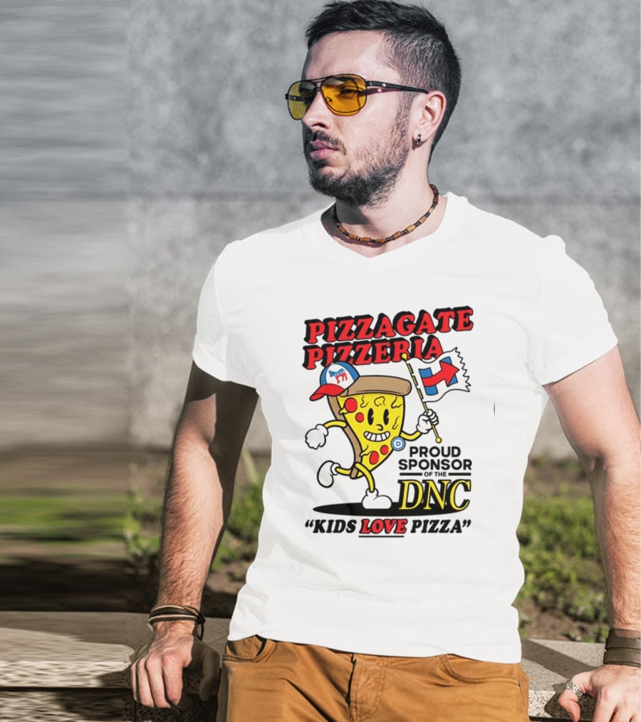 Pizzagate Pizzeria Proud Sponsor Of The DNC Kids Love Pizza T-Shirt