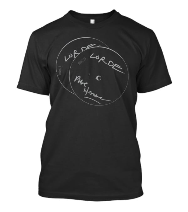 Lorde Pure Heroine Vinyl Record Graphic Bootleg Ss T-Shirt