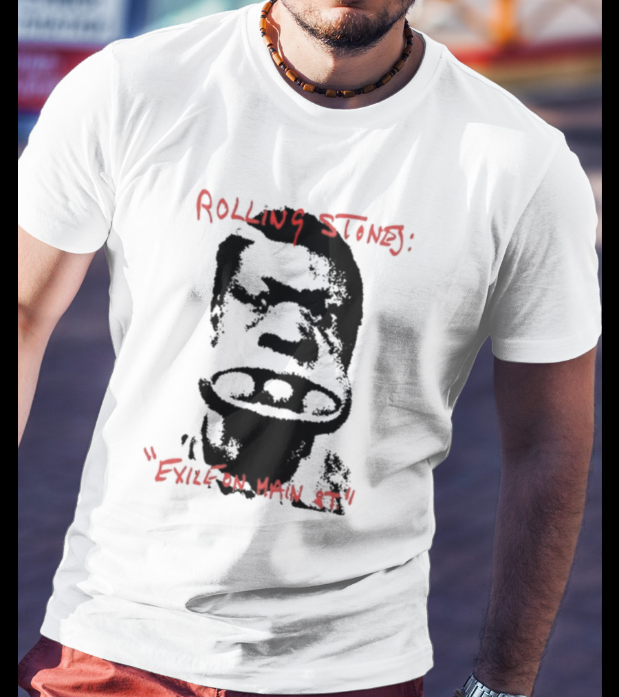 Rolling Stones Exile On Main St Sketch Face T-Shirt
