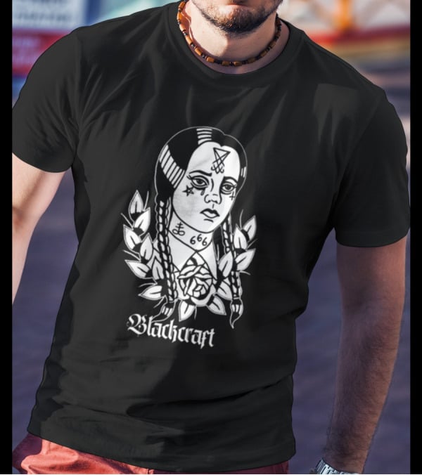 Blackcraft 666 Occult Wednesday Addams T-Shirt